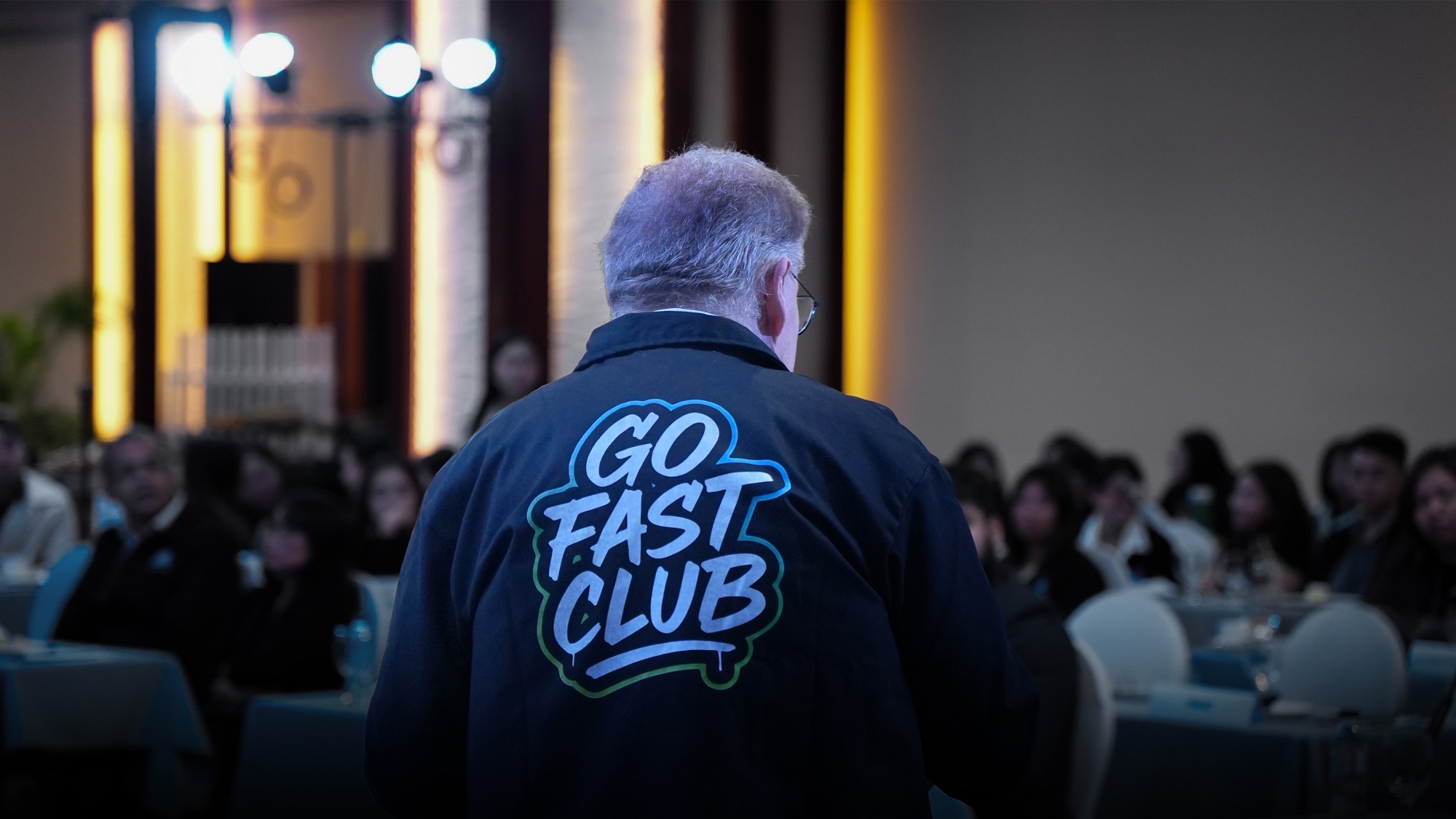Go Fast Club members at a Peter Holtz CPA event