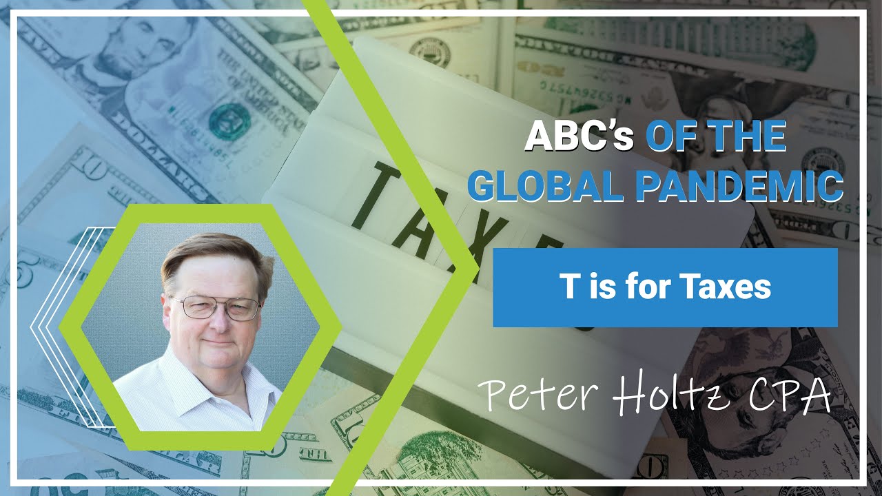 T is for Taxes, from ABC's of the Global Pandemic