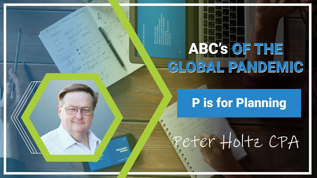P is for Planning, from ABC's of the Global Pandemic
