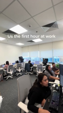 TikTok: Us, the first hour at work